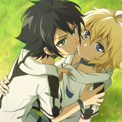 Yuu was sleep on his bed when the window open their white friger stand their is can up to yuu took off the hoodie it was Mika yuu said Mika as Mika cover his core he past out then lean into yuu said your my own no. . Mika x yuu